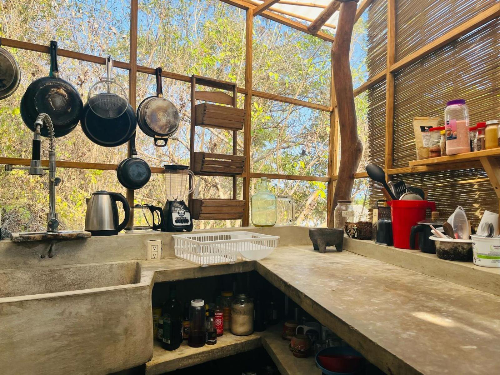 Bajo Las Estrellas Eco Glamping Mazunte Ngoại thất bức ảnh